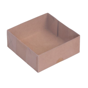 CAIXA DE ACETATO C/T TRANSPARENTE 12X12X4 QUAD KRAFT - C/10 UNIDADES