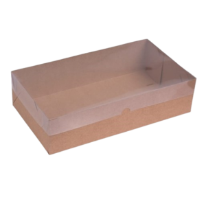 CAIXA DE ACETATO C/T TRANSPARENTE 32X18X8 RET KRAFT C/5 UNIDADES