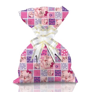 SACO PRESENTE METALIZADO 50X69 C/50 UNIDADES